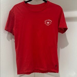 Billabong Surf Men's graphic Red Tee
